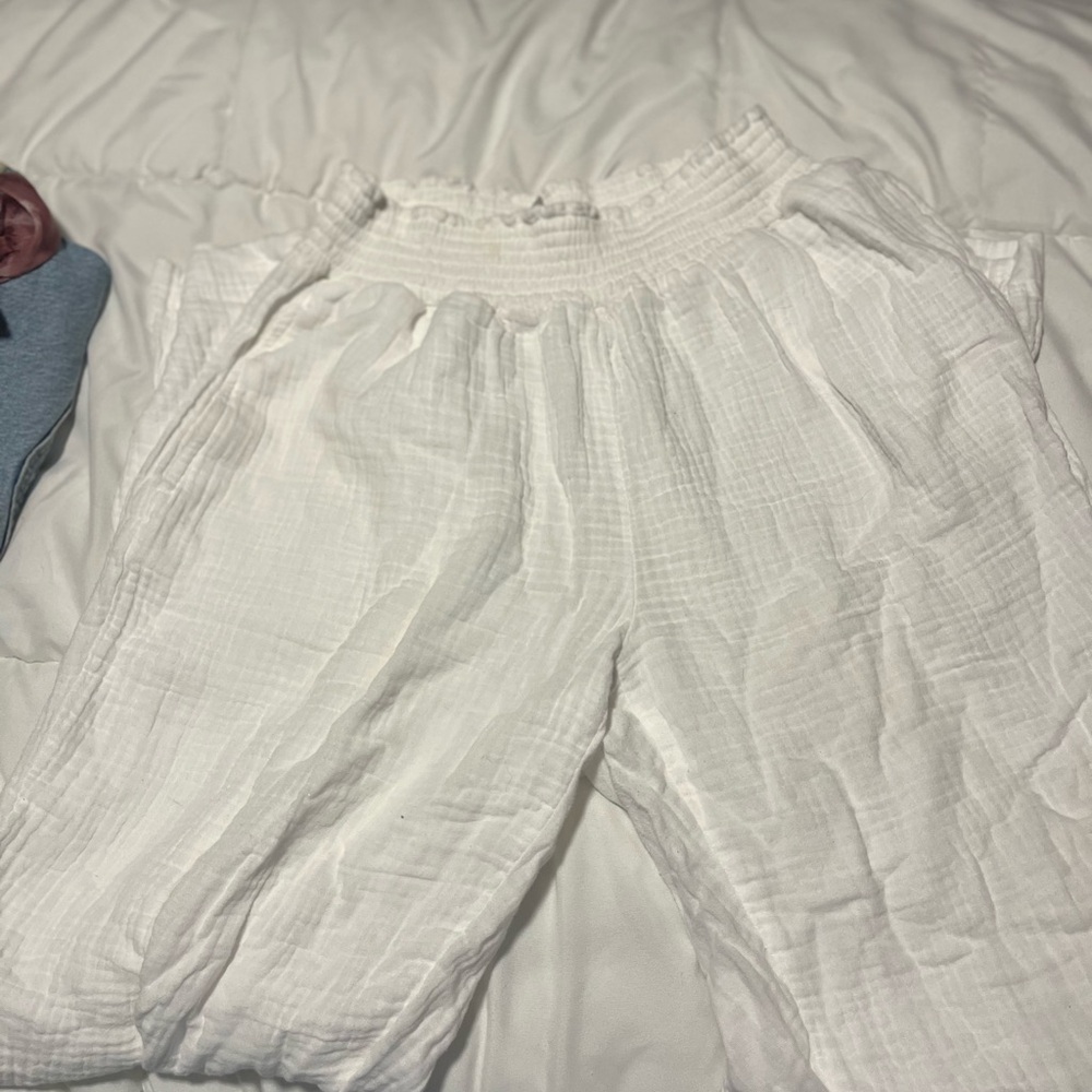 Loose linen pants